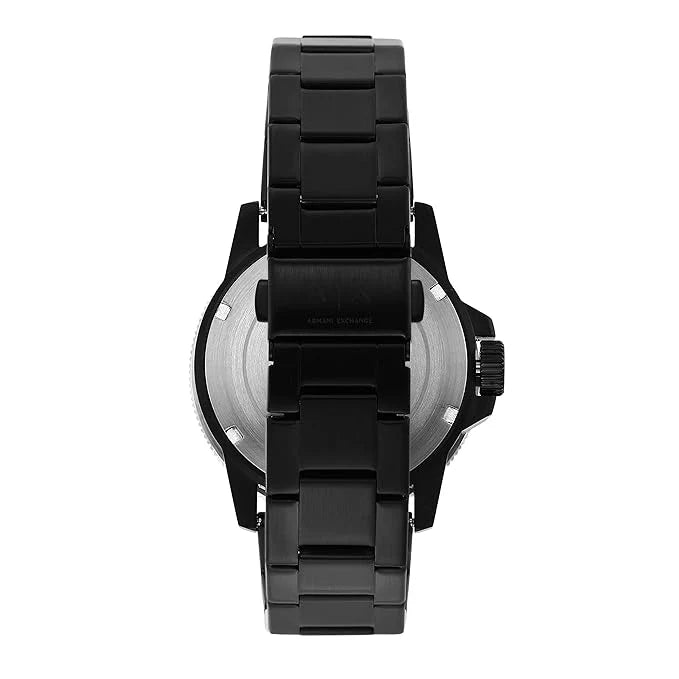 Armani Exchange Leonardo Men's Black Quartz Watch- AX1858